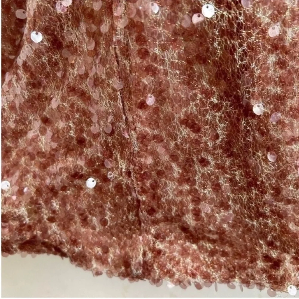 Galvan London Sequin Racerback Column Gown - Picture 11 of 12
